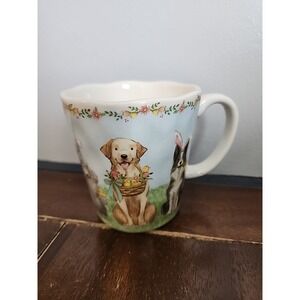 Pier 1 Park Avenue Puppies Easter Doggie Parade Dogs with Bunny Ears Coffee Mug